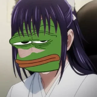😒-jujutsu pepe @Toji_sama, Telegram Sticker