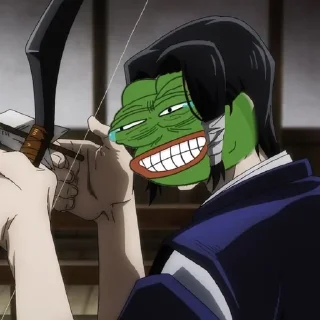 😂-jujutsu pepe @Toji_sama, Telegram Sticker