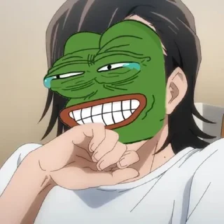 😂-jujutsu pepe @Toji_sama, Telegram Sticker