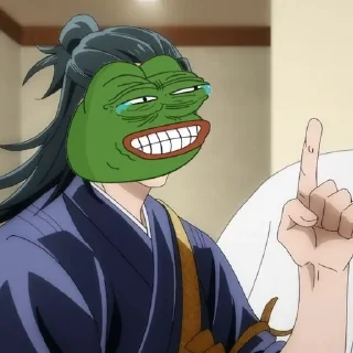 😂-jujutsu pepe @Toji_sama, Telegram Sticker