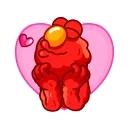 😘-Elmo, Telegram Sticker