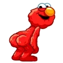 🍑-Elmo, Telegram Sticker