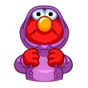 😶-Elmo, Telegram Sticker