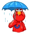 😢-Elmo, Telegram Sticker