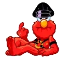 😈-Elmo, Telegram Sticker