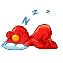 😴-Elmo, Telegram Sticker