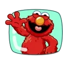 👋-Elmo, Telegram Sticker