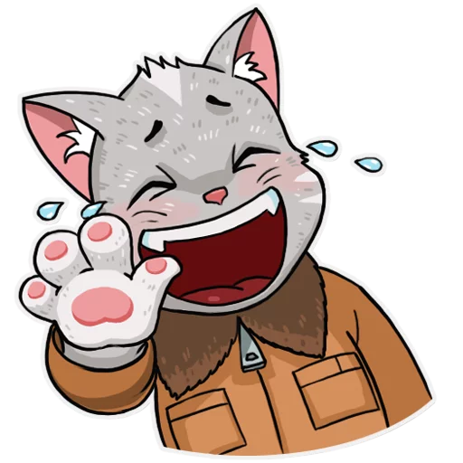 Kamikaze Cat, telegram sticker