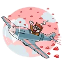 😘-Kamikaze Cat, Telegram Sticker