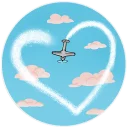 😍-Kamikaze Cat, Telegram Sticker