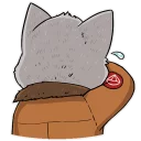 😢-Kamikaze Cat, Telegram Sticker