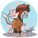 😙-Kamikaze Cat, Telegram Sticker