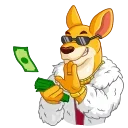 🤑-Outback Jack, Telegram Sticker