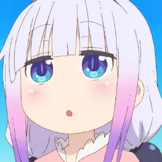 ☁️-kanna @stickerspackanime, Telegram Sticker