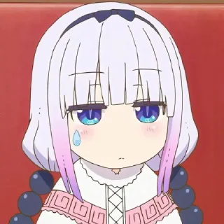 ☁️-kanna @stickerspackanime, Telegram Sticker