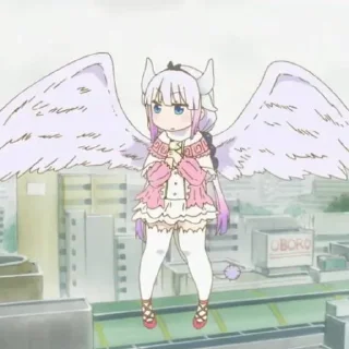 ☁️-kanna @stickerspackanime, Telegram Sticker