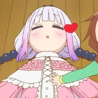 ☁️-kanna @stickerspackanime, Telegram Sticker