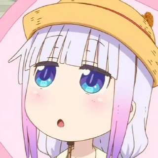 ☁️-kanna @stickerspackanime, Telegram Sticker