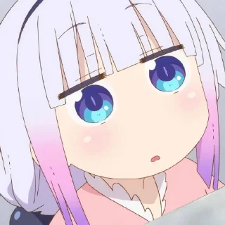 ☁️-kanna @stickerspackanime, Telegram Sticker