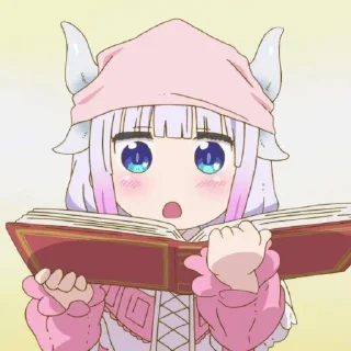 ☁️-kanna @stickerspackanime, Telegram Sticker