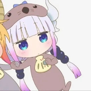 ☁️-kanna @stickerspackanime, Telegram Sticker