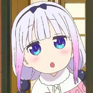 ☁️-kanna @stickerspackanime, Telegram Sticker