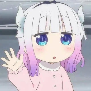 ☁️-kanna @stickerspackanime, Telegram Sticker