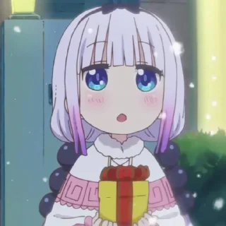 ☁️-kanna @stickerspackanime, Telegram Sticker