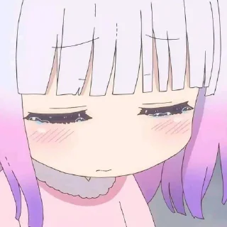☁️-kanna @stickerspackanime, Telegram Sticker