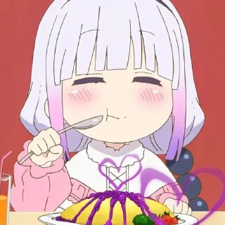 ☁️-kanna @stickerspackanime, Telegram Sticker