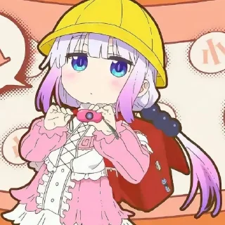 ☁️-kanna @stickerspackanime, Telegram Sticker