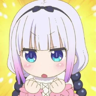 ☁️-kanna @stickerspackanime, Telegram Sticker