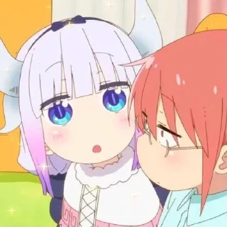 ☁️-kanna @stickerspackanime, Telegram Sticker