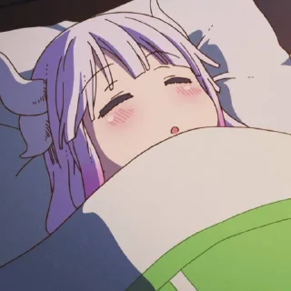 ☁️-kanna @stickerspackanime, Telegram Sticker
