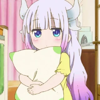 ☁️-kanna @stickerspackanime, Telegram Sticker