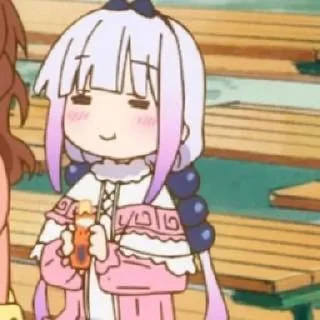 ☁️-kanna @stickerspackanime, Telegram Sticker