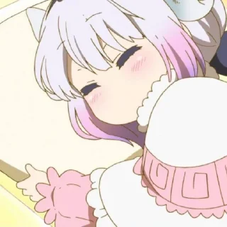 ☁️-kanna @stickerspackanime, Telegram Sticker