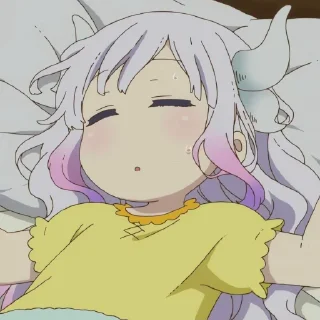 ☁️-kanna @stickerspackanime, Telegram Sticker