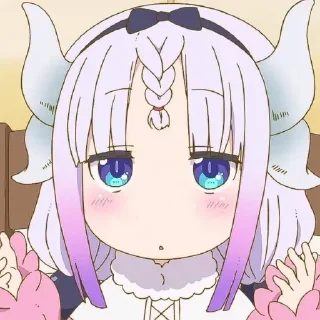☁️-kanna @stickerspackanime, Telegram Sticker