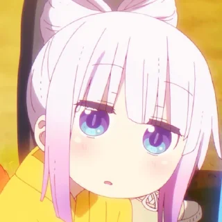 ☁️-kanna @stickerspackanime, Telegram Sticker