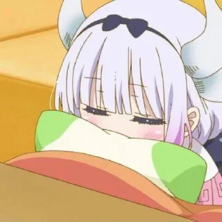 ☁️-kanna @stickerspackanime, Telegram Sticker