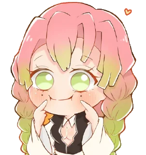 💖-Mitsuri Kanroji @LadyLuxanna, Telegram Sticker