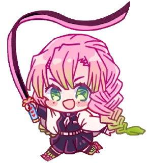 💖-Mitsuri Kanroji @LadyLuxanna, Telegram Sticker