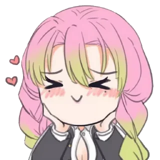 💖-Mitsuri Kanroji @LadyLuxanna, Telegram Sticker
