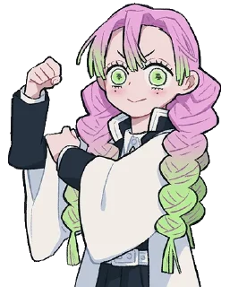 💖-Mitsuri Kanroji @LadyLuxanna, Telegram Sticker