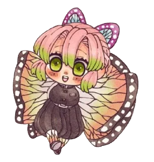 💖-Mitsuri Kanroji @LadyLuxanna, Telegram Sticker