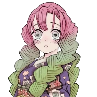 💖-Mitsuri Kanroji @LadyLuxanna, Telegram Sticker