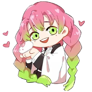 💖-Mitsuri Kanroji @LadyLuxanna, Telegram Sticker