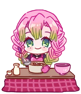 💖-Mitsuri Kanroji @LadyLuxanna, Telegram Sticker