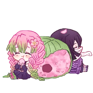 💖-Mitsuri Kanroji @LadyLuxanna, Telegram Sticker